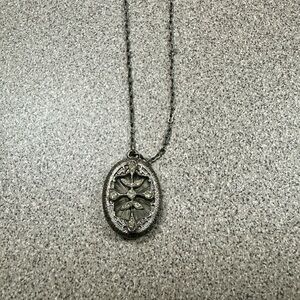 Vintage 1928 Brand Pendant Necklace Elegant Silver Chain Necklace